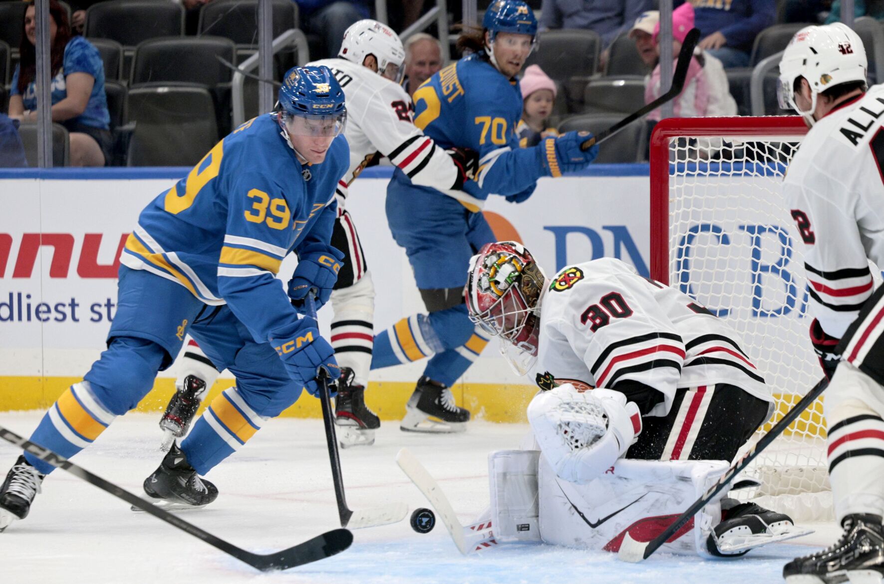 Blues host the Blackhawks in first preseason game